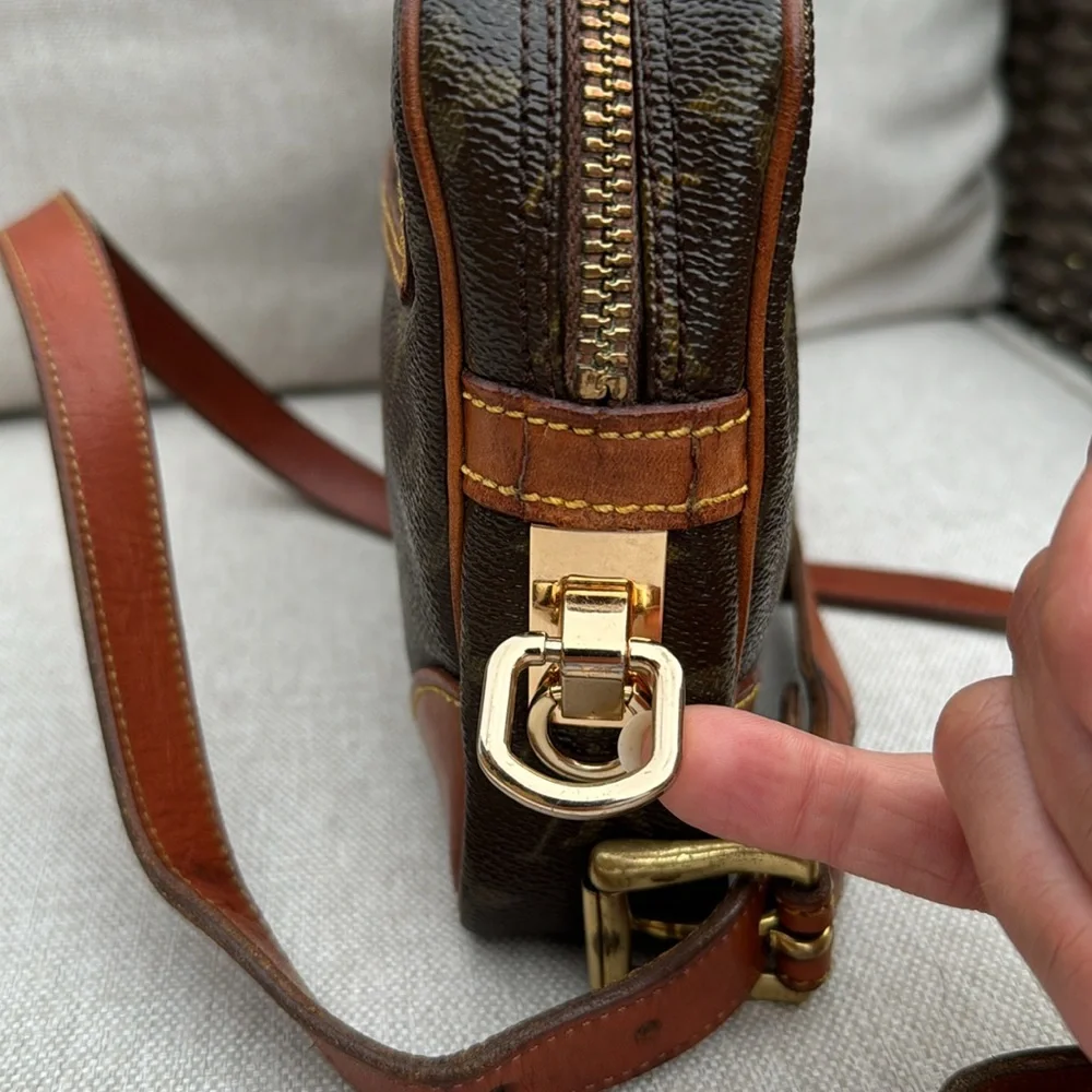 Authentic Vintage Louis Vuitton Marly Dragoone-GM-Converted Crossbody - Picture 13 of 17